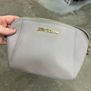 Betsey Johnson Gray Crossbody Bag